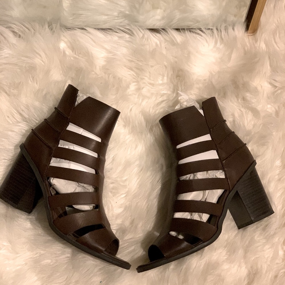 Brown Heel Sandals